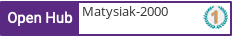 Open Hub profile for Matysiak-2000