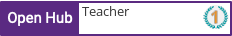 Open Hub profile for Teacher
