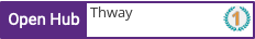Open Hub profile for Thway