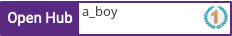 Open Hub profile for a_boy