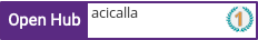 Open Hub profile for acicalla