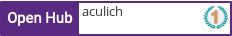 Open Hub profile for aculich