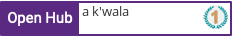 Open Hub profile for a k'wala