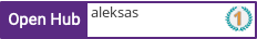 Open Hub profile for aleksas