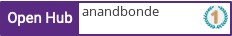 Open Hub profile for anandbonde