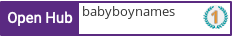 Open Hub profile for babyboynames