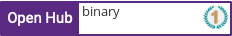 Open Hub profile for binary