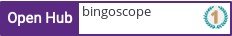 Open Hub profile for bingoscope