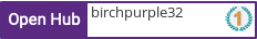 Open Hub profile for birchpurple32