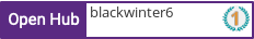 Open Hub profile for blackwinter6