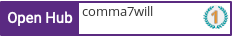 Open Hub profile for comma7will