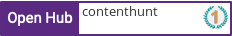 Open Hub profile for contenthunt