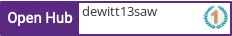 Open Hub profile for dewitt13saw