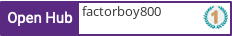 Open Hub profile for factorboy800