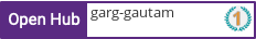 Open Hub profile for garg-gautam