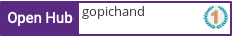 Open Hub profile for gopichand