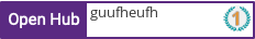 Open Hub profile for guufheufh