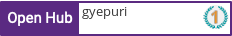 Open Hub profile for gyepuri