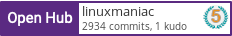 Open Hub profile for linuxmaniac