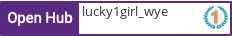 Open Hub profile for lucky1girl_wye