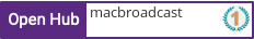 Open Hub profile for macbroadcast