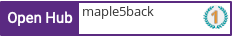 Open Hub profile for maple5back