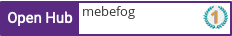 Open Hub profile for mebefog