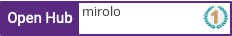 Open Hub profile for mirolo
