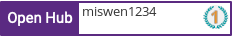 Open Hub profile for miswen1234