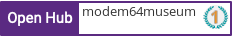 Open Hub profile for modem64museum