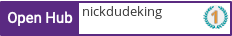 Open Hub profile for nickdudeking