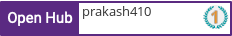 Open Hub profile for prakash410
