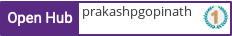 Open Hub profile for prakashpgopinath