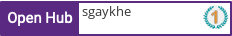 Open Hub profile for sgaykhe