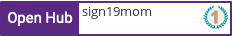 Open Hub profile for sign19mom