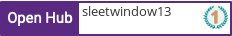 Open Hub profile for sleetwindow13