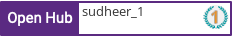 Open Hub profile for sudheer_1