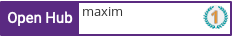 Open Hub profile for maxim
