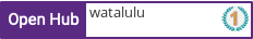 Open Hub profile for watalulu