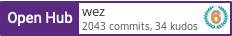 Open Hub profile for wez