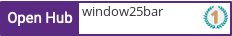 Open Hub profile for window25bar