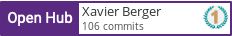 Open Hub profile for Xavier Berger