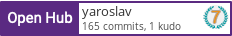 Open Hub profile for yaroslav