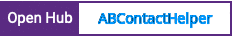 Open Hub project report for ABContactHelper