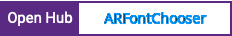 Open Hub project report for ARFontChooser