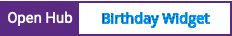 Open Hub project report for Birthday Widget