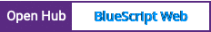 Open Hub project report for BlueScript Web