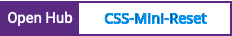 Open Hub project report for CSS-Mini-Reset