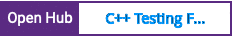 Open Hub project report for C++ Testing Framework