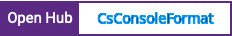 Open Hub project report for CsConsoleFormat